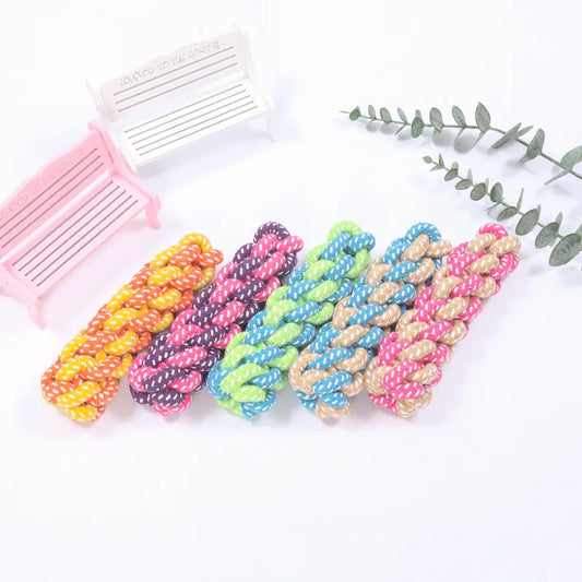 Cotton Rope Dog Toy Set – Interactive Chew Toys for Puppies & Small Dogs