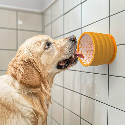 Silicone Slow Feeder Bowl – Anti-Slip Design for Small & Medium Dogs