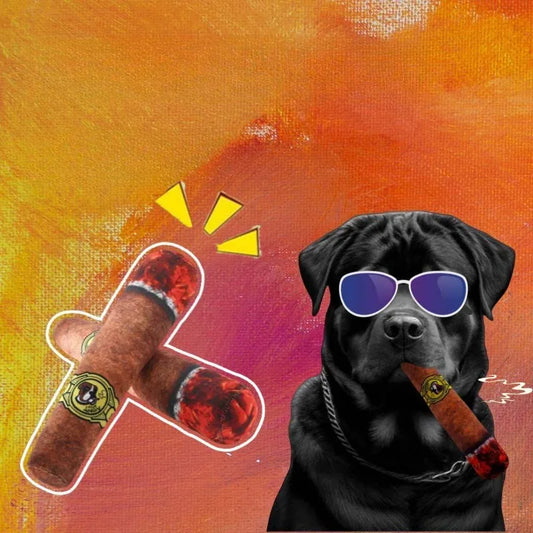 Simulation Cigar Squeaky Toy – Funny Chew Toy for Puppies & Small Dogs
